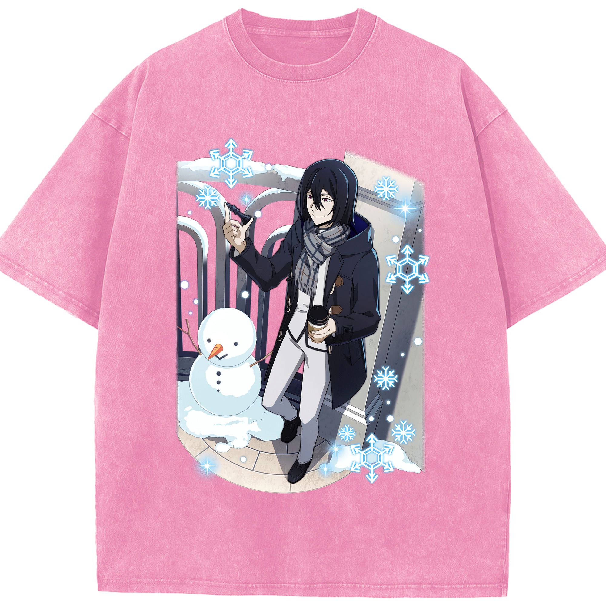 （画像用） 文豪ストレイドッグス Bungo Stray Dogs 綿100% ヴィンテージ風 半袖Tシャツ（フロントプリント）